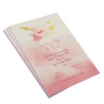 ΠΡΟΣΚΛΗΤΗΡΙΟ ΒΑΠΤΙΣΗΣ WATERCOLOR FLOWER N-STYLE - Image 2