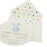 ΠΡΟΣΚΛΗΤΗΡΙΟ ΒΑΠΤΙΣΗΣ MINI BUNNY - Image 3
