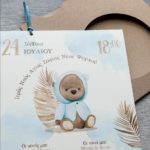 ΠΡΟΣΚΛΗΤΗΡΙΟ ΒΑΠΤΙΣΗΣ CUTE TEDDY BEAR - Image 3