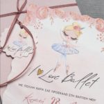 ΠΡΟΣΚΛΗΤΗΡΙΟ ΒΑΠΤΙΣΗΣ I LOVE BALLET - Image 2
