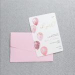 ΠΡΟΣΚΛΗΤΗΡΙΟ ΒΑΠΤΙΣΗΣ PINK BALLOON