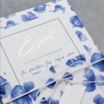 ΠΡΟΣΚΛΗΤΗΡΙΟ ΒΑΠΤΙΣΗΣ BLUE FLOWERS - Image 4