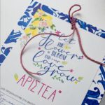 ΠΡΟΣΚΛΗΤΗΡΙΟ ΒΑΠΤΙΣΗΣ FLOWERS BLOOM - Image 2