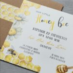 ΠΡΟΣΚΛΗΤΗΡΙΟ ΒΑΠΤΙΣΗΣ HONEY BEE - Image 2