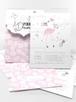 ΠΡΟΣΚΛΗΤΗΡΙΟ ΒΑΠΤΙΣΗΣ MY PINK DREAM - Image 2