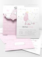 ΠΡΟΣΚΛΗΤΗΡΙΟ ΒΑΠΤΙΣΗΣ LITTLE FRENCH PRINCESS - Image 2