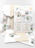 ΠΡΟΣΚΛΗΤΗΡΙΟ ΒΑΠΤΙΣΗΣ BIKER BUNNY - Image 3