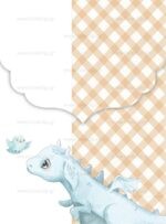 ΠΡΟΣΚΛΗΤΗΡΙΟ ΒΑΠΤΙΣΗΣ MAGIC DRAGON LUCKY - Image 2