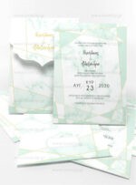 ΠΡΟΣΚΛΗΤΗΡΙΟ ΓΑΜΟΥ MINT N’ MARBLE
