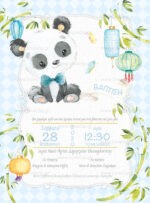 ΠΡΟΣΚΛΗΤΗΡΙΟ ΒΑΠΤΙΣΗΣ PANDA
