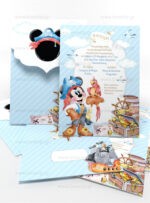 ΠΡΟΣΚΛΗΤΗΡΙΟ ΒΑΠΤΙΣΗΣ PIRATE MICKEY - Image 2