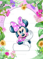 ΠΡΟΣΚΛΗΤΗΡΙΟ ΒΑΠΤΙΣΗΣ (ή ΠΑΡΤΙ) ΜΙNNIE MOUSE - Image 2