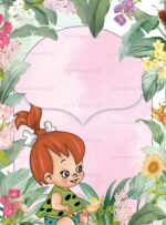 ΠΡΟΣΚΛΗΤΗΡΙΟ ΒΑΠΤΙΣΗΣ (ή ΠΑΡΤΙ) ΣΤΑΛΙΤΣΑ FLINTSTONES - Image 2